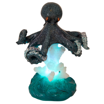 LIGHT UP OCTOPUS ON CORAL