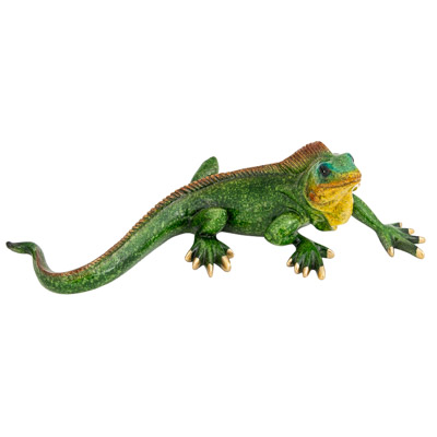 GREEN IGUANA 9"L