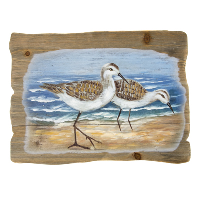 SANDPIPER WOOD WALL ART