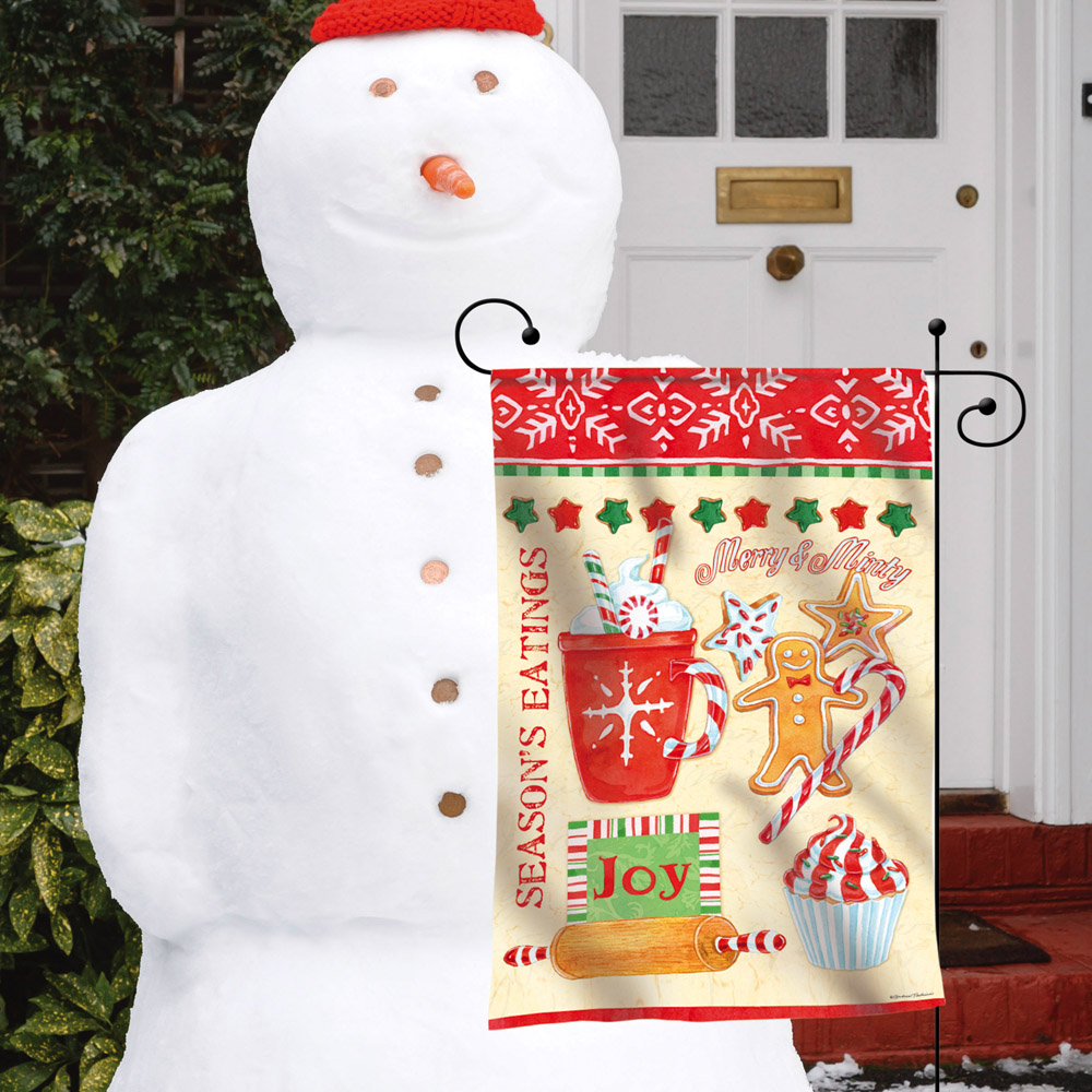 SCROLL GARDEN FLAG STAND