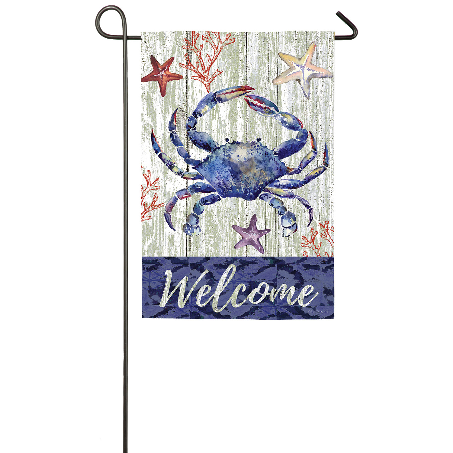 FLAG WELCOME CRAB